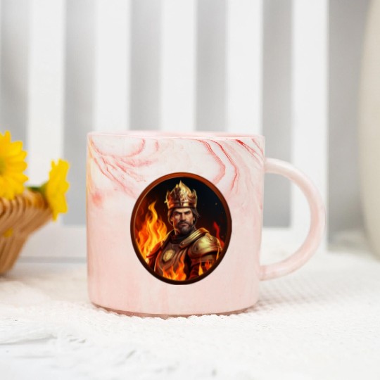 Kings Fire Brigade Marble Mugs