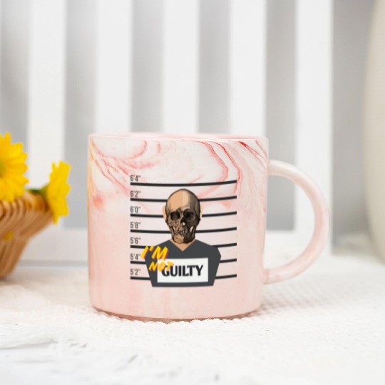 I'm not guilty Marble Mugs