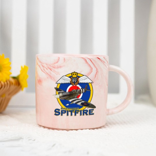 Supermarine Spitfire Marble Mugs