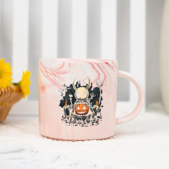Spooky Hollow Knight Marble Mugs