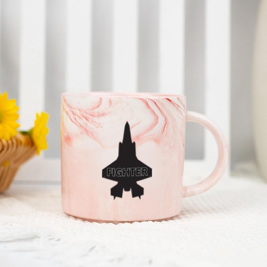 USAF F-35 Lightning II Art Marble Mugs
