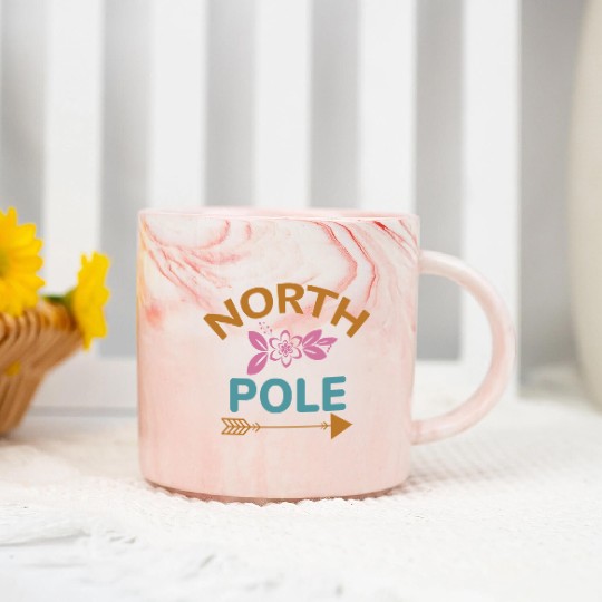 North pole Marble Mugs