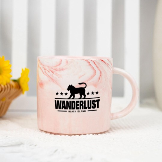 Wanderlust, Lion Marble Mugs