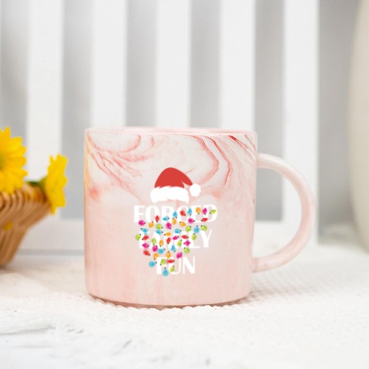 Forced Family Fun Sarcastic Christmas Marble Mugs