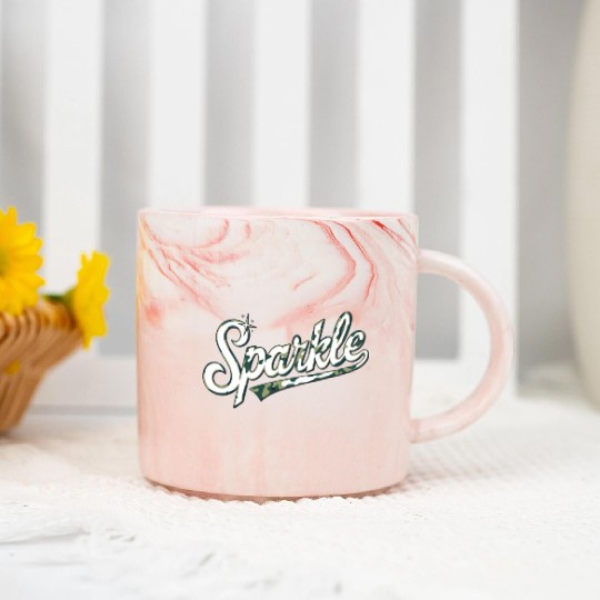 The Sparkle Army Camouflage Marble Mugs
