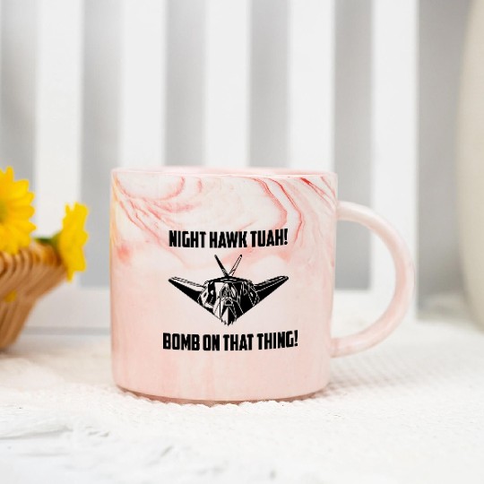 NIGHT HAWK TUAH Marble Mugs
