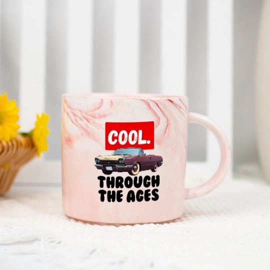 Cool Through the Ages Birthday Marble Mugs