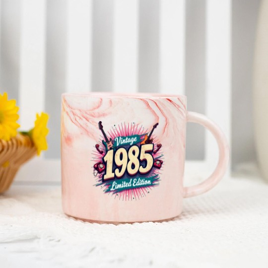 vintage 1985 limited edition Marble Mugs