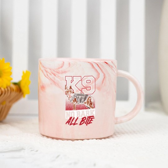K9 Police Law Enforcement Canine K9 No Bark All Marble Mugs