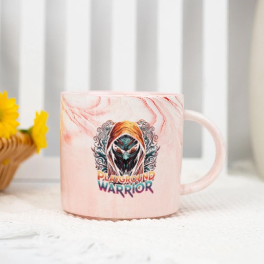 Playground Warrior Marble Mugs