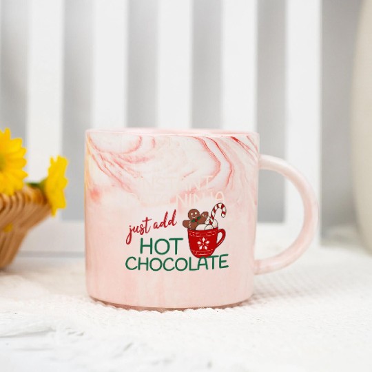 Data Ninja xmas hot Chocolate Christmas Marble Mugs