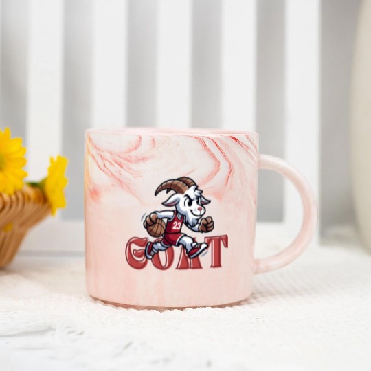 Basketball GOAT Marble Mugs