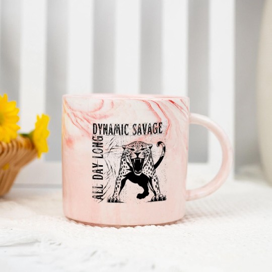 Cheetah Marble Mugs
