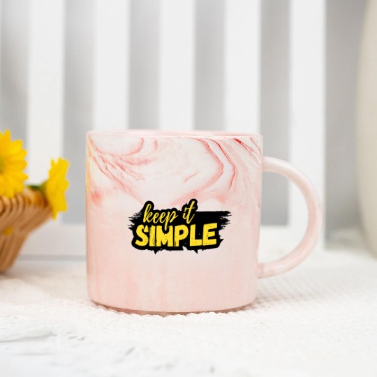 Keep it Simple Marble Mugs