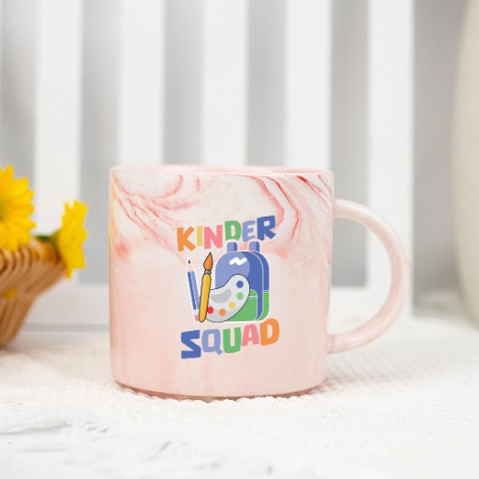 Elementary Teacher Squad Marble Mugs