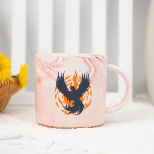 Dark phoenix Marble Mugs