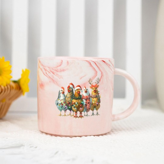 Merry christmas, Christmas Vintage Marble Mugs