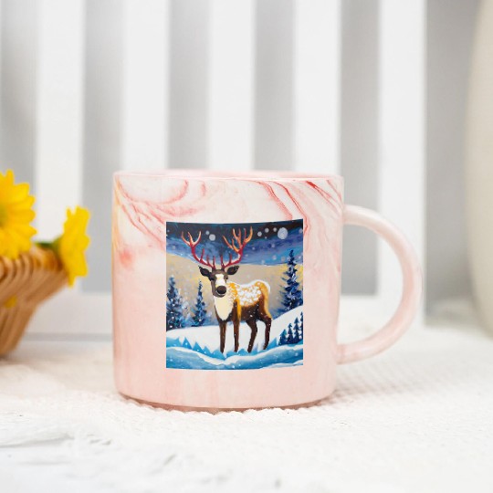 A raider and the night Marble Mugs