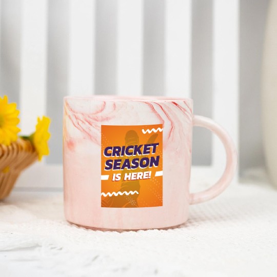 CRICKET 2025 Marble Mugs
