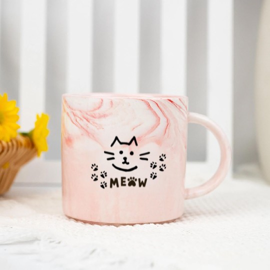 Meow Marble Mugs