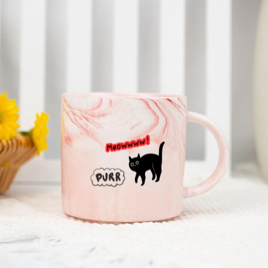 Meow Marble Mugs
