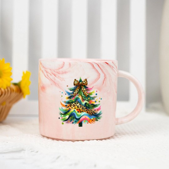 CHRISTMAS TREE Marble Mugs