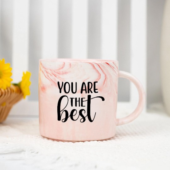 Valentine Retro, Happy Valentines Day Marble Mugs