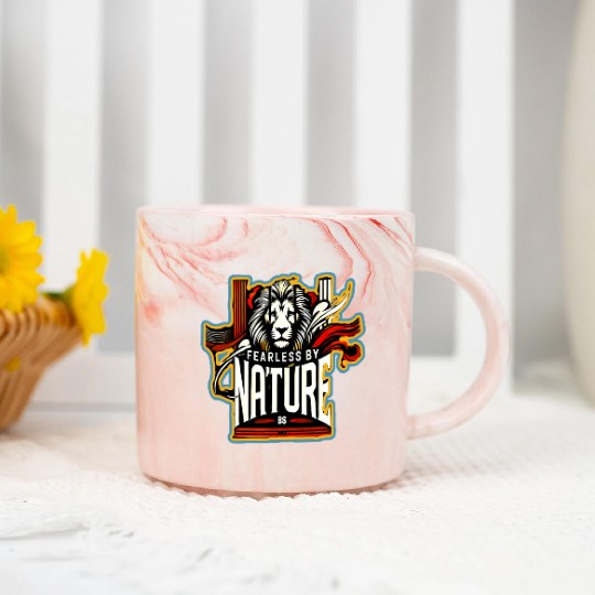 Fearless By Nature Marble Mugs