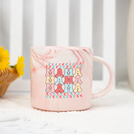 Happy Easter Bunny, Easter Day, Mama Easter Marble Mugs