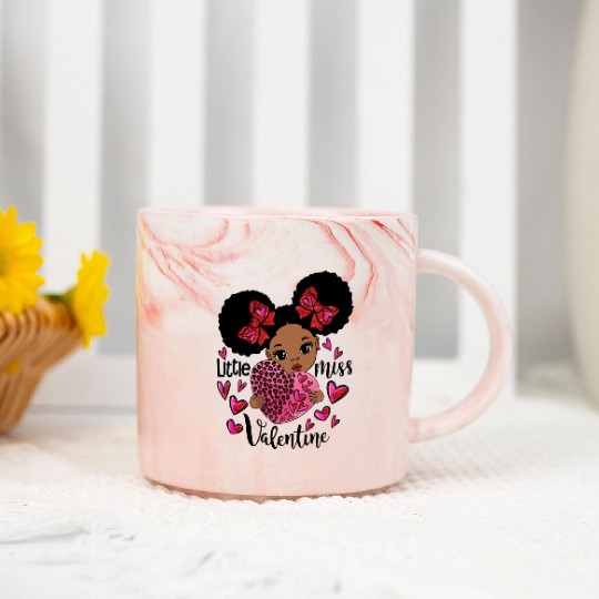 Valentines Cute, Valentine Retro Marble Mugs