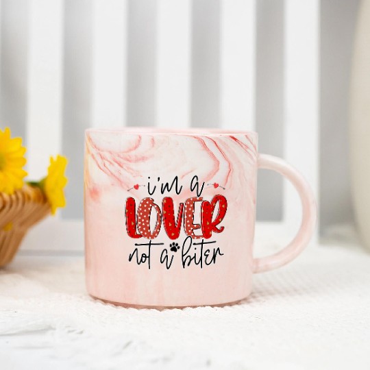 Valentines Day, Valentine Retro Marble Mugs
