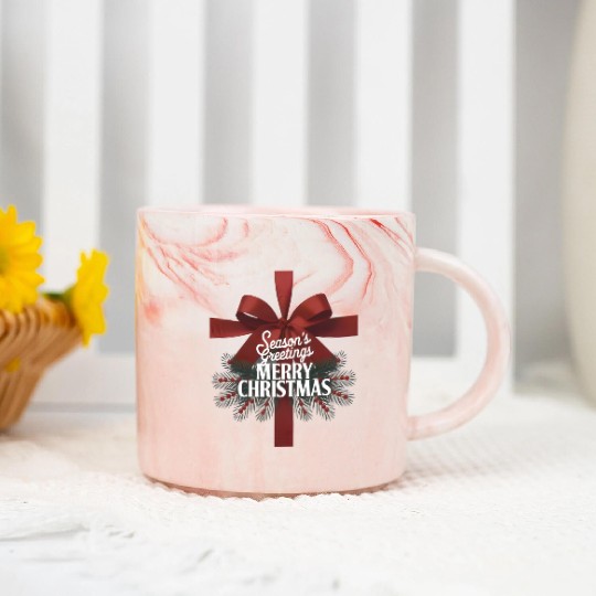 season's greetings Marble Mugs