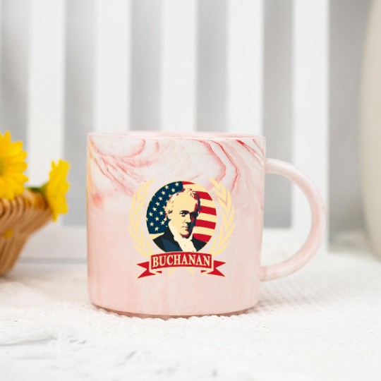 President James Buchanan Marble Mugs