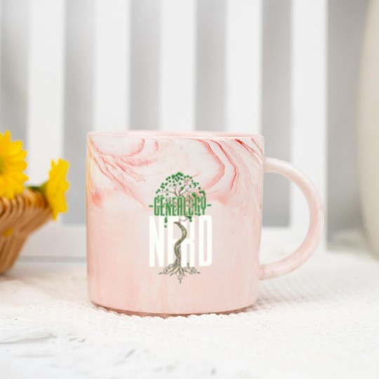 Genealogy Nerd Genealogist Ancestry Marble Mugs
