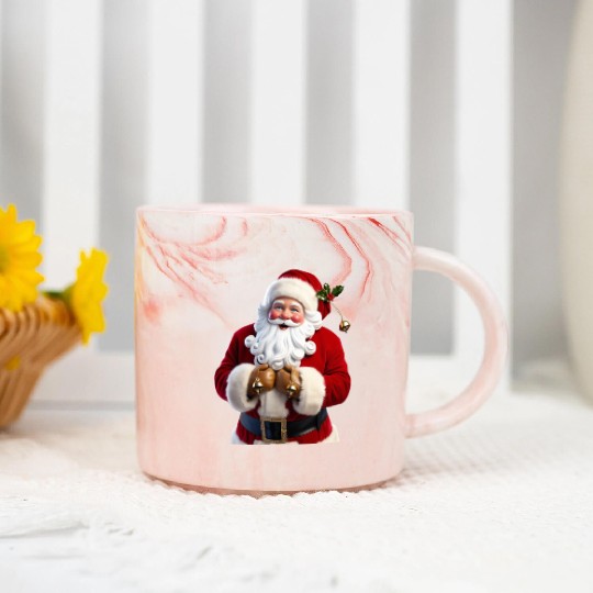 Santa Claus Marble Mugs