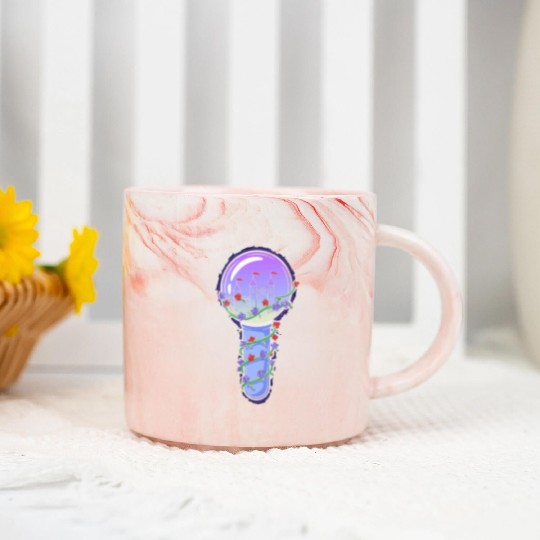 K-Pop Korean Pop Music South Korea Kpop Lightstick Marble Mugs