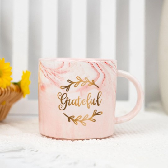 Grateful 1 Marble Mugs