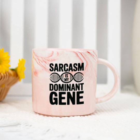 Sarcastic Genealogy DNA Test Genetics Biologist Marble Mugs