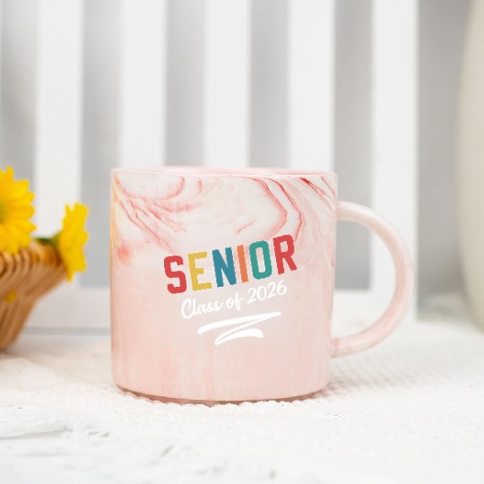 Senior Class of 2026 Graduation Senior Marble Mugs