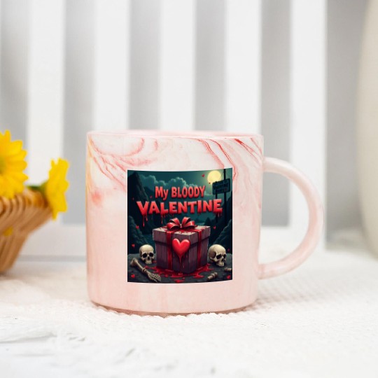 My bloody Valentine Marble Mugs
