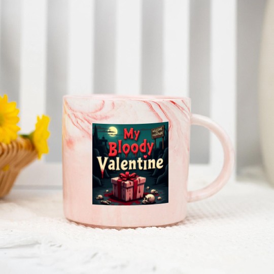 My bloody Valentine Marble Mugs