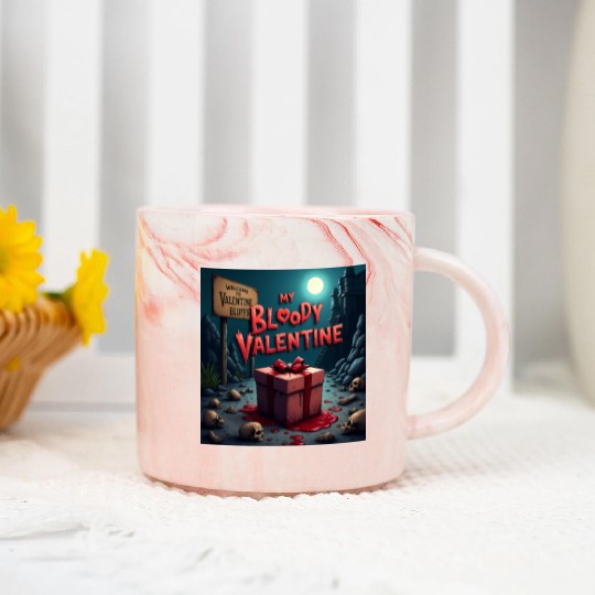 My bloody Valentine Marble Mugs