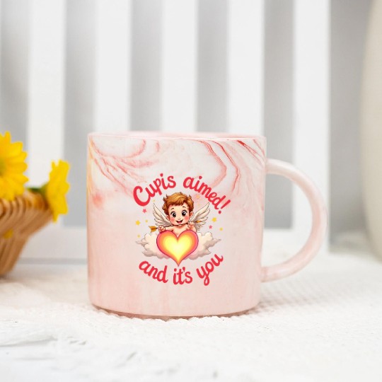 Cupid Charm Marble Mugs