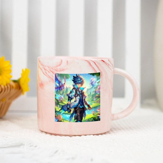 Fantasy Adventure World Marble Mugs