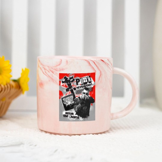 Untitled Project Punk Revolution 1 Marble Mugs