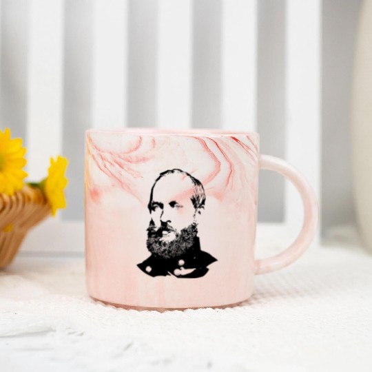 President James Abraham Garfield Marble Mugs