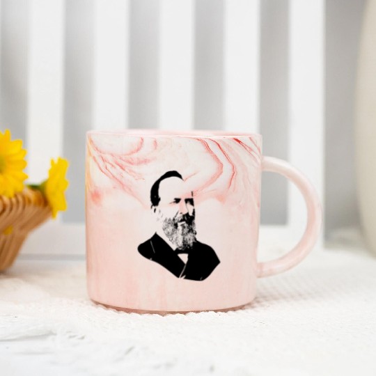 President James Abraham Garfield Marble Mugs