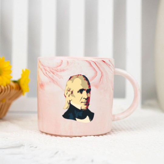 President James K Polk Marble Mugs
