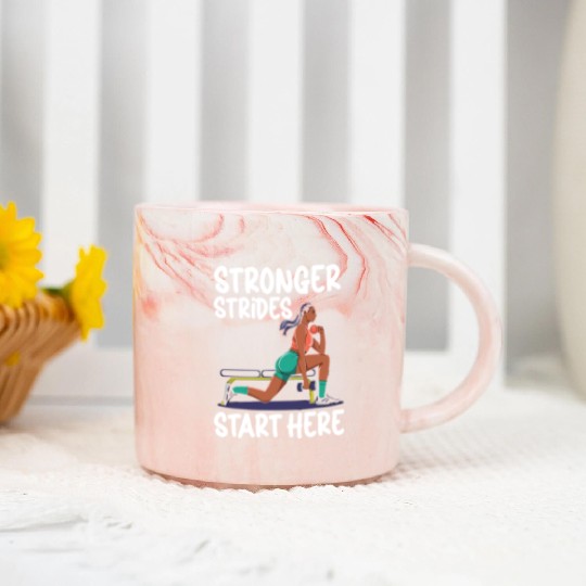 Bulgarian Squat Exercise Fitness Workout Gym Marble Mugs