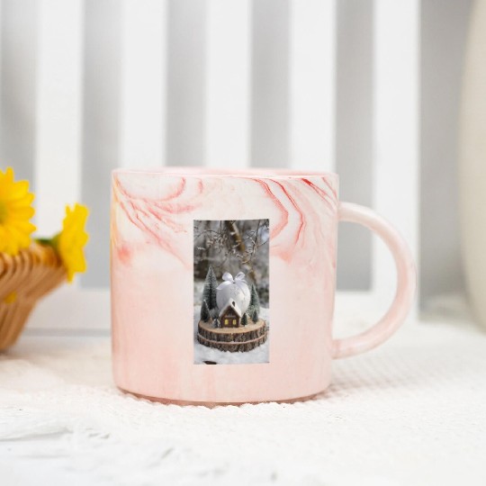 Winter Wonderland: A Miniature Holiday Escape Marble Mugs